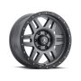 ICON 1417857345TT Six Speed 17x8.5 5x5 -6mm Offset 4.5in BS 94mm Bore Titanium Wheel