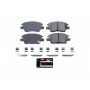 PowerStop Z23-1844 PowerStop - Z23 Daily Driver Carbon-Fiber Ceramic Brake Pads with Hardware Kit
