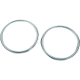 Kuryakyn 7377 Corona Speaker Grills Chrome