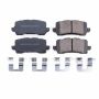 PowerStop 17-1698 PowerStop - Z17 Low-Dust Ceramic Brake Pads with Hardware