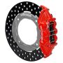 Wilwood 140-16633-DR 2014+ Polaris RZR XP 1000 Rear Kit 11.25in Drilled - Red
