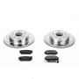 PowerStop K3079 Z23 Daily Driver Carbon-Fiber Ceramic Brake Pad and Drilled & Slotted Rotor Kit