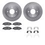 Dynamic Friction 6512-67414 Rotor Kit