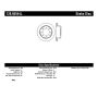 Stoptech 128.66044L Drilled Sport Brake Rotor