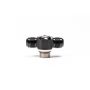 Radium Engineering 20-1000-101010 10AN ORB SWIVEL BANJO TO DUAL 10AN MALE
