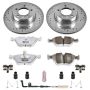 PowerStop K5156-26 Z26 Street Performance Ceramic Brake Pad and Drilled & Slotted Rotor Kit