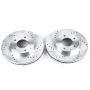 PowerStop JBR762XPR PowerStop Evolution Performance Drilled, Slotted & Plated Brake Rotor Pair