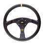 OMP Velocita Flat Steering Wheel 350mm - - Large Leather (Black)