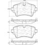 Stoptech 308.18010 Street Brake Pads - Front
