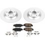 PowerStop CRK7516 Genuine Geomet Coated Rotor and Low-Dust Ceramic Brake Pad Kit