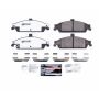 PowerStop Z26-727 PowerStop - Z26 Performance Carbon-Fiber Ceramic Brake Pads with Hardware Kit