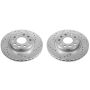 PowerStop EBR1289XPR PowerStop Evolution Performance Drilled, Slotted & Plated Brake Rotor Pair