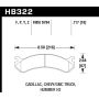 Hawk Performance HB322Y.717 LTS Disc Brake Pad