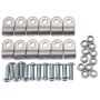 RUSSELL RUS654030 3/16in SS Brake Line Clamps - 12pk