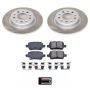 PowerStop SC7717 Semi-Coated Rotor and Low-Dust Ceramic Brake Pad Kit