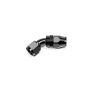 Radium Engineering 14-1632 10AN HOSE END, 45 DEGREE, PTFE, BLACK