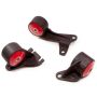 Innovative 88-91 Civic D-Series Black Steel Mounts 75A Bushings (Wagon 4WD Cable)