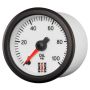 AutoMeter ST3352 Stack 52mm 0-100 PSI 1/8in NPTF Male Pro Stepper Motor Oil Pressure Gauge - White