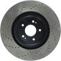 Stoptech 128.46076L 08-16 Mitsubishi Lancer Sport Drilled Left Front Rotor