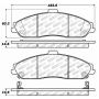 StopTech Street Touring 04-08 Cadillac XLR/XLR-V / 97-10 Corvette Front Brake Pads
