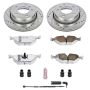 PowerStop K613-26 Z26 Street Performance Ceramic Brake Pad and Drilled & Slotted Rotor Kit