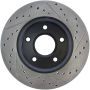 Stoptech 127.67069R Slotted & Drilled Sport Brake Rotor