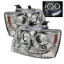 SPYDER 5009654 Projector Headlights - LED Halo - Chrome