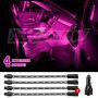 XKGLOW XK041004-P XK Glow Single Color  UnderglowLED Accent Light Car/Truck Kit Pink - 4x8In