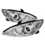 SPYDER 5064318 Projector Headlights - LED Halo - Chrome