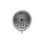 Putco 231910 HID Lamp w/4 LED DayTime Running Lights - 9in Silver Housing w/ Clear Lens HID Off Road Lamps