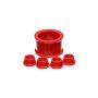 Energy Suspension 90-93 Acura Integra Red Power Steering Rack Bushing Set