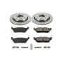 PowerStop KOE6813 OE Stock Replacement Low-Dust Ceramic Brake Pad and Rotor Kit