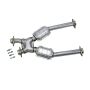 BBK Performance Parts 1638 1996-2004 MUSTANG GT 2-1/2 SHORT MID X PIPE W/CONVERTERS