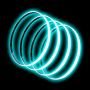 Oracle Lighting 4215-010 Aqua LED Illuminated Wheel Rings