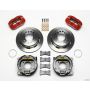 Wilwood 140-11398-R Dynapro Low-Profile 11.00in P-Brake Kit - Red Chevy 12 Bolt 2.75in Off w/ C-Clips