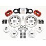 Wilwood 140-11072-R Forged Dynalite Front Kit 12.19in Red 1965-1969 Mustang Disc & Drum Spindle