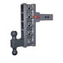 GEN-Y Hitch GH-915 Gen-Y Mega Duty 2.5in Shank 9in Offset Drop 3K TW 21K Hitch w/GH-061 Dual-Ball