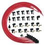 MOROSO MOR73219 Blue Max Ignition Wire Set - Red