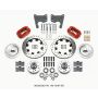 Wilwood 140-15197-DR Forged Dynalite Front Kit 12.19in Drill Red 65-72 CDP C Body -Drum