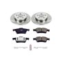 PowerStop KOE5309 OE Stock Replacement Low-Dust Ceramic Brake Pad and Rotor Kit