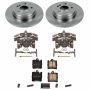 PowerStop KCOE627 OE Stock Replacement Low-Dust Ceramic Brake Pad, Rotor and Caliper Kit