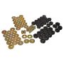 Energy Suspension 65-67 Chevy Malibu/Chevelle/Monte Carlo CONVERTIBLE ONLY Black Body Mount Set
