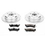 PowerStop K2131 Z23 Daily Driver Carbon-Fiber Ceramic Brake Pad and Drilled & Slotted Rotor Kit
