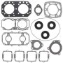 Vertex Pistons 611402 Vertex Gaskets 91-95 Kawasaki JS550 SX Complete Gasket Kit w/ Oil Seals