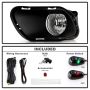 SPYDER 9043345 OEM Fog Light w/Switch - Clear