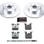 PowerStop K6672-26 Z26 Street Performance Ceramic Brake Pad and Drilled & Slotted Rotor Kit