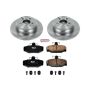 PowerStop KOE7499 OE Stock Replacement Low-Dust Ceramic Brake Pad and Rotor Kit