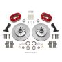 Wilwood 140-14271-R Forged Dynalite Front Kit 11.03in 1 PC Rotor&Hub - Red 74-80 Pinto Disc Spindle only