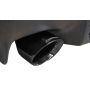 CORSA Performance 14858BLK Corsa 2008-2015 Mitsubishi Lancer Evolution X Sedan 2.0L Black Sport Dual Rear Cat-Back Exhaust