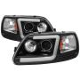 SPYDER 5084538 1PC Light Bar Projector Headlights - Black
